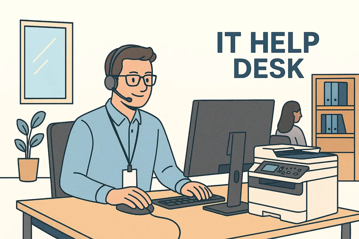 IT service background image